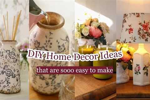 Easy home decor DIYs to gift or sell at markets 🎨 ( recycle DIY ideas )