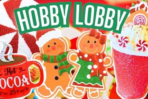 NEW *HOBBY LOBBY* CHRISTMAS DECOR SHOP WITH ME 2023 | NEW ITEMS THAT WON''T LAST🎅☕️🎄