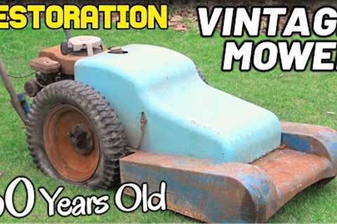 RARE 60 YEAR OLD MOWER RESTORATION