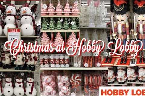 *NEW* CHRISTMAS DECOR AT HOBBY LOBBY 2023 COLLECTION | SHOP WITH ME AT THE HOBBY LOBBY STORE