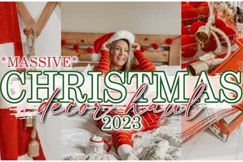 *MASSIVE* CHRISTMAS DECOR HAUL 2023 | CHRISTMAS DECORATING IDEAS 2023 + CHRISTMAS HOME STYLING