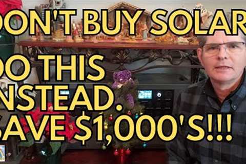 URGENT! Do Not Buy Solar! Do This Instead. Save $1,000''s!!! Mango Power E Review