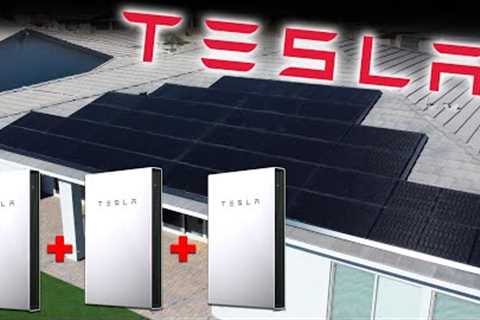 Tesla Solar and Powerwalls: 100% Whole Home Backup!