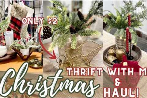 THRIFT WITH ME FOR CHRISTMAS DECOR/WHAT TO LOOK FOR WHILE THRIFTING THIS HOLIDAY SEASON/THRIFT HAUL