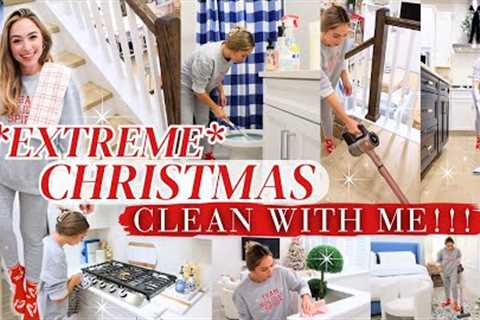 NEW! 🎄 2023 EXTREME CHRISTMAS CLEAN WITH ME! WHOLE HOUSE CLEANING MOTIVATION for a DREAM..