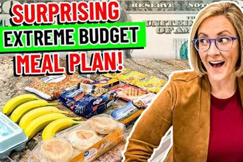 The EASIEST Extreme Budget Meal Plan to Tame the Grocery Budget