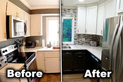 Small Kitchen Remodel Time-Lapse - Complete Renovation Start to Finish