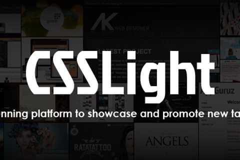 CSS Light - Featured Of The Day - Website Awards - CSS Gallery