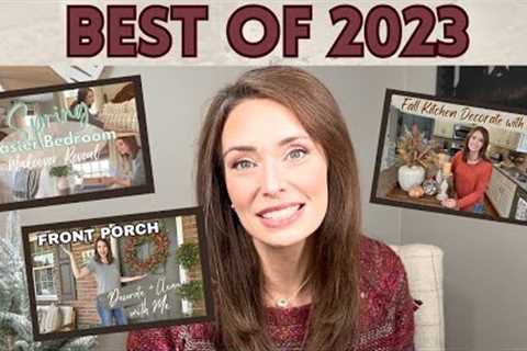 BEST DECORATING MOMENTS OF 2023 | MOST LIKED VIDEOS THROUGHOUT THE SEASONS | HOME DECOR IDEAS