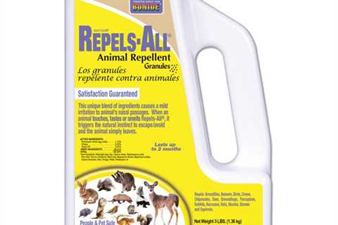 How To Use Repels All Animal Repellent Granules: Keeping Critters At Bay In Your Yard