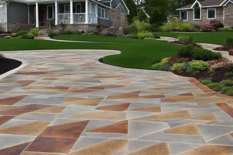 St. Joseph MO Stained Concrete Walkway Experts – St. Joseph Construction and Contracting..