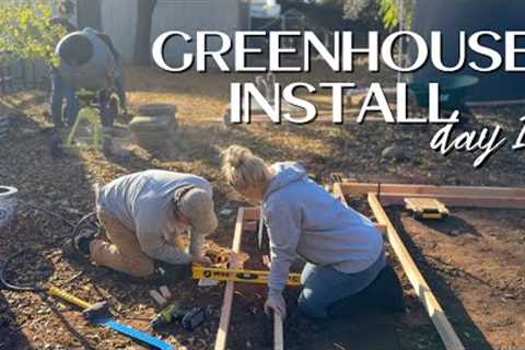 Greenhouse Foundation 🙌🏼  Pouring Concrete for Canopia Greenhouse Foundation!