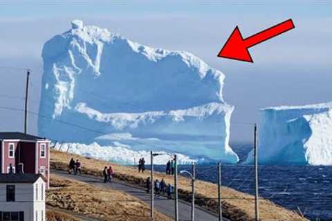 Iceberg Floats Close To Small Village   When Residents See What''s On It, They Turn Pale