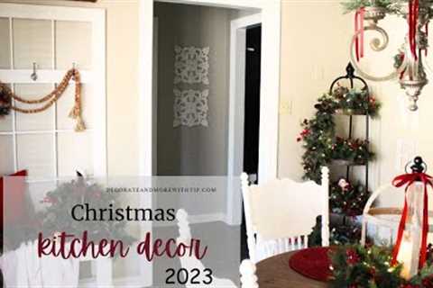 Holiday Kitchen Decor - Decorate with Me Christmas 2023