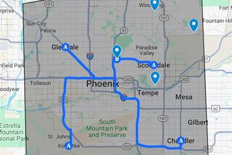 AC repair Scottsdale, AZ – Google My Maps