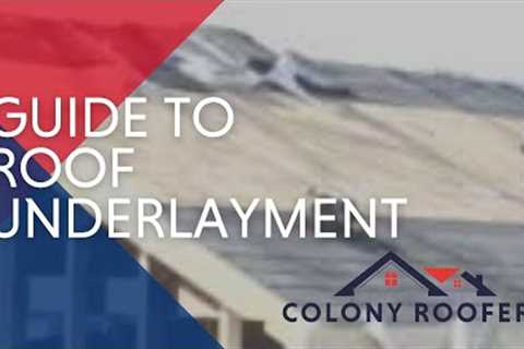 Roof Underlayment Guide - What''s The Best Roof Underlayment, Underlayment Types, & More