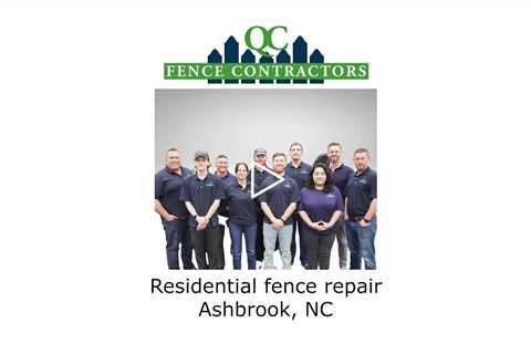 Residential fence repair Ashbrook, NC - QC Fence  Contractors