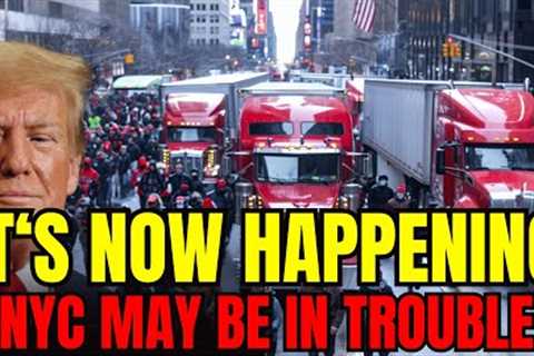 9 min ago: Truckers Nationwide Mobilize with Trump! NYC Just DISMISSED $355M penalty delay request