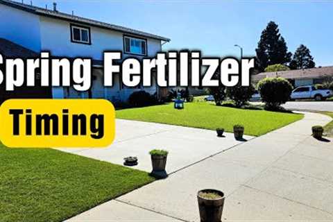 When To Fertilize A Spring Lawn ~ Best Time To Apply