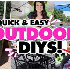 WOW! Upgrade Your Outdoor Patio + Deck with these Budget DIY Decor Ideas!