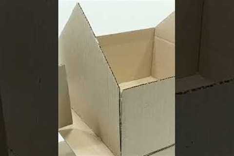 make easy cardboard house