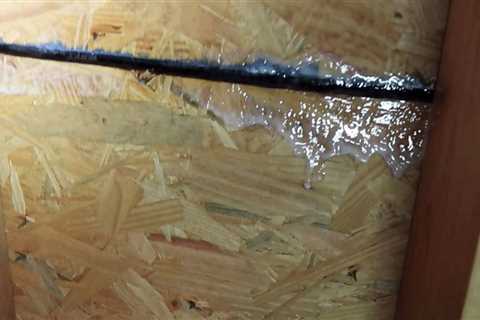 Can you seal a roof leak from the inside?