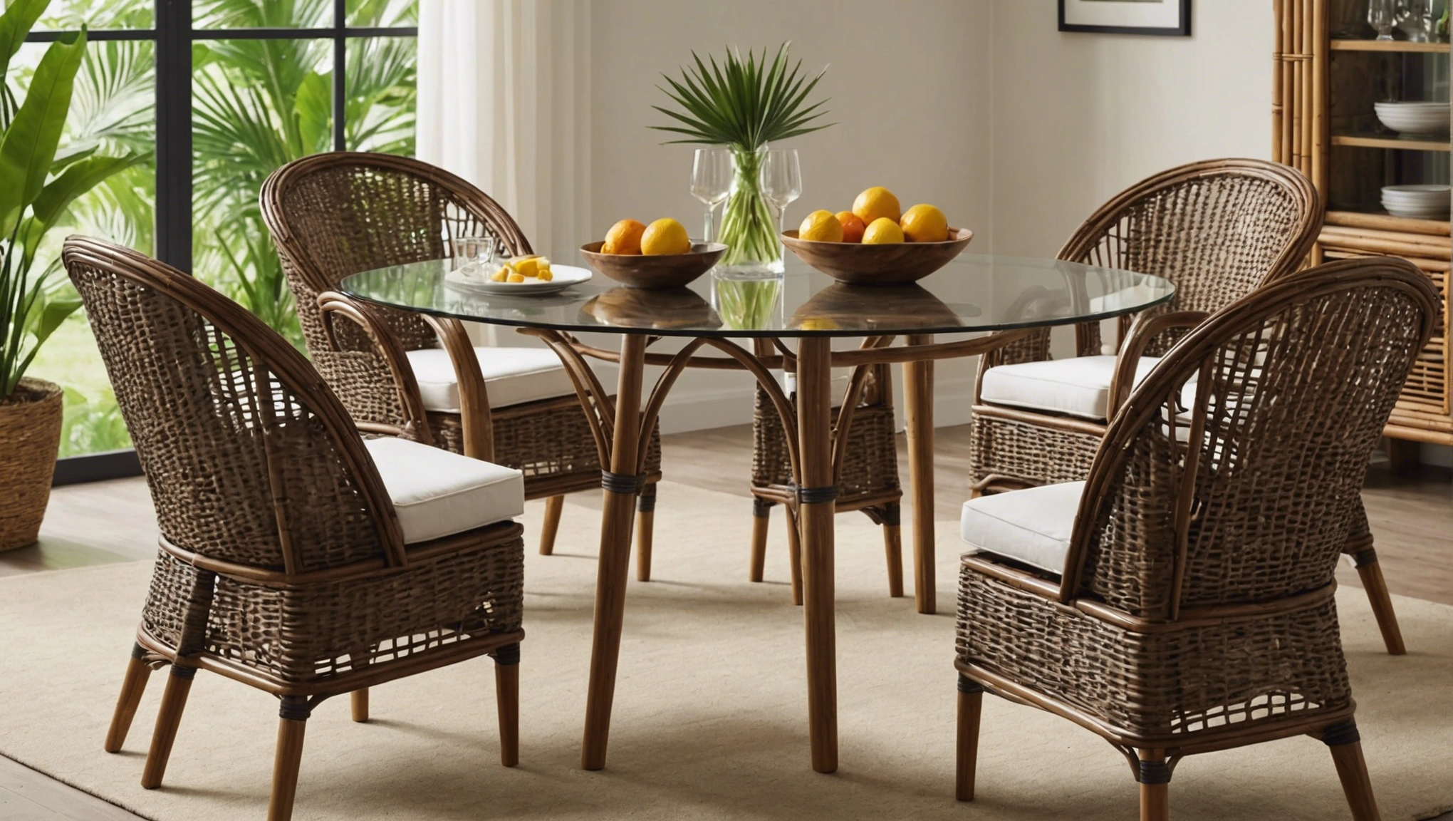 7 Stylish Rattan Dining Chairs for a Tropical Touch