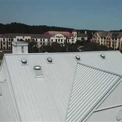 What type of roof is used in commercial buildings?