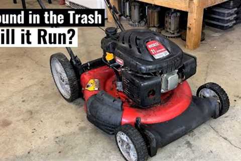 Free Mower in the Trash - Serious Problem or Easy Fix?