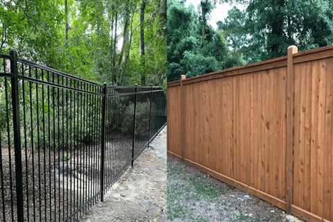 Aluminum Fences vs. Wooden Fences: A Comprehensive Comparison