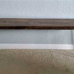 Easy DIY Hairpin Bench - Wicked Handy