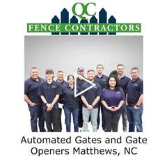 Automated Gates and Gate Openers Matthews, NC - QC Fence Contractors