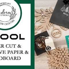 xTool M1 - Laser Cut AND Engrave Paper & Cardboard 8 Craft Fair and Holiday projects