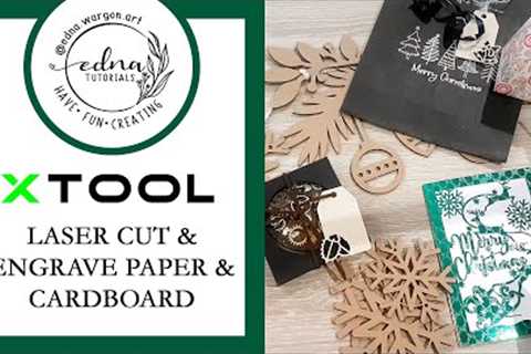 xTool M1 - Laser Cut AND Engrave Paper & Cardboard 8 Craft Fair and Holiday projects