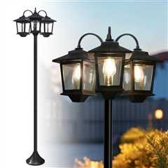 73\”Solar Lamp Post Light Review: Vintage Charm for Outdoors