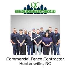 Commercial Fence Contractor Huntersville, NC - QC Fence Contractors