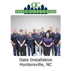 Gate Installation Huntersville, NC  - QC Fence Contractors - Fence Contractor