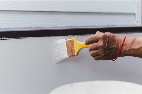 The Importance of Proper Drying Time for Exterior Painting Products