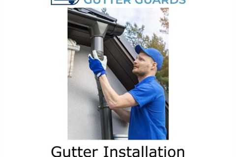 Gutter installation contractor Poconos, PA