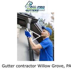 Gutter contractor Willow Grove, PA - All Pro Gutter Guards