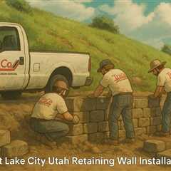 Salt Lake City Utah Retaining Wall Installation