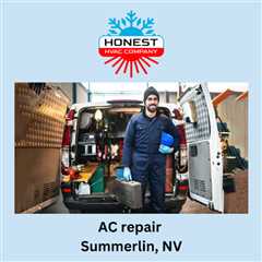 Heating and cooling services Summerlin, NV