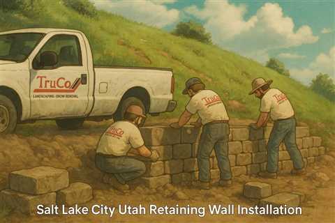 Salt Lake City Utah Retaining Wall Installation