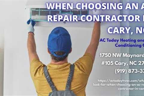 What to Look for When Choosing an AC Repair Contractor in Cary, NC?mp4