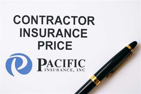 Contractor Insurance Price