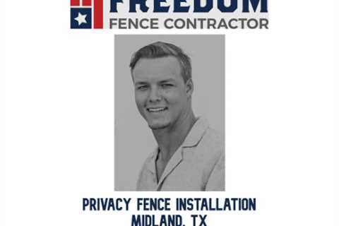 Privacy Fence installation Midland, TX