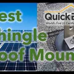 The Best Solar Roofing Anchors! (For a shingled roof)