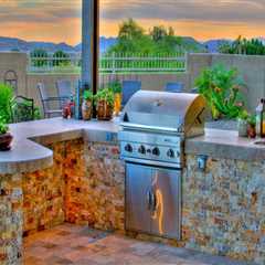 Designing Outdoor Kitchens with Granite, Stone, and Shelter in Mind