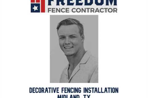 Decorative Fencing Installation Midland, TX