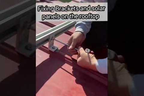 How to install solar panels on the rooftop easily